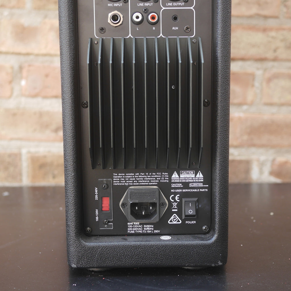 Powerwerks PWRP3 120 watt 3-Ch Active PA Column w/ LCD BT True Stereo Link
