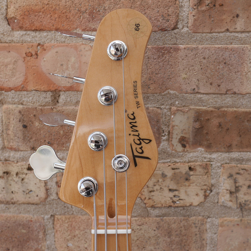 Tagima TW-66 Woodstock Series Tele P Bass Butterscotch Blackguard 4 String