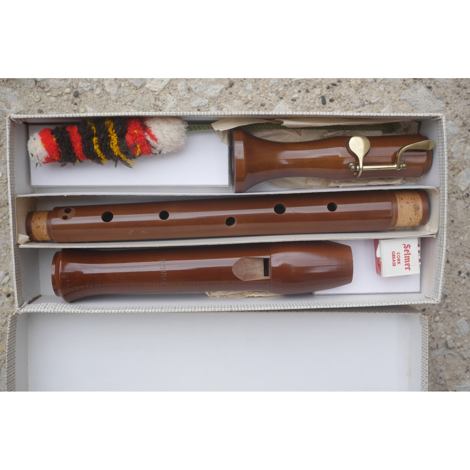 Olympian Tenor Keyed Recorder, wood, used
