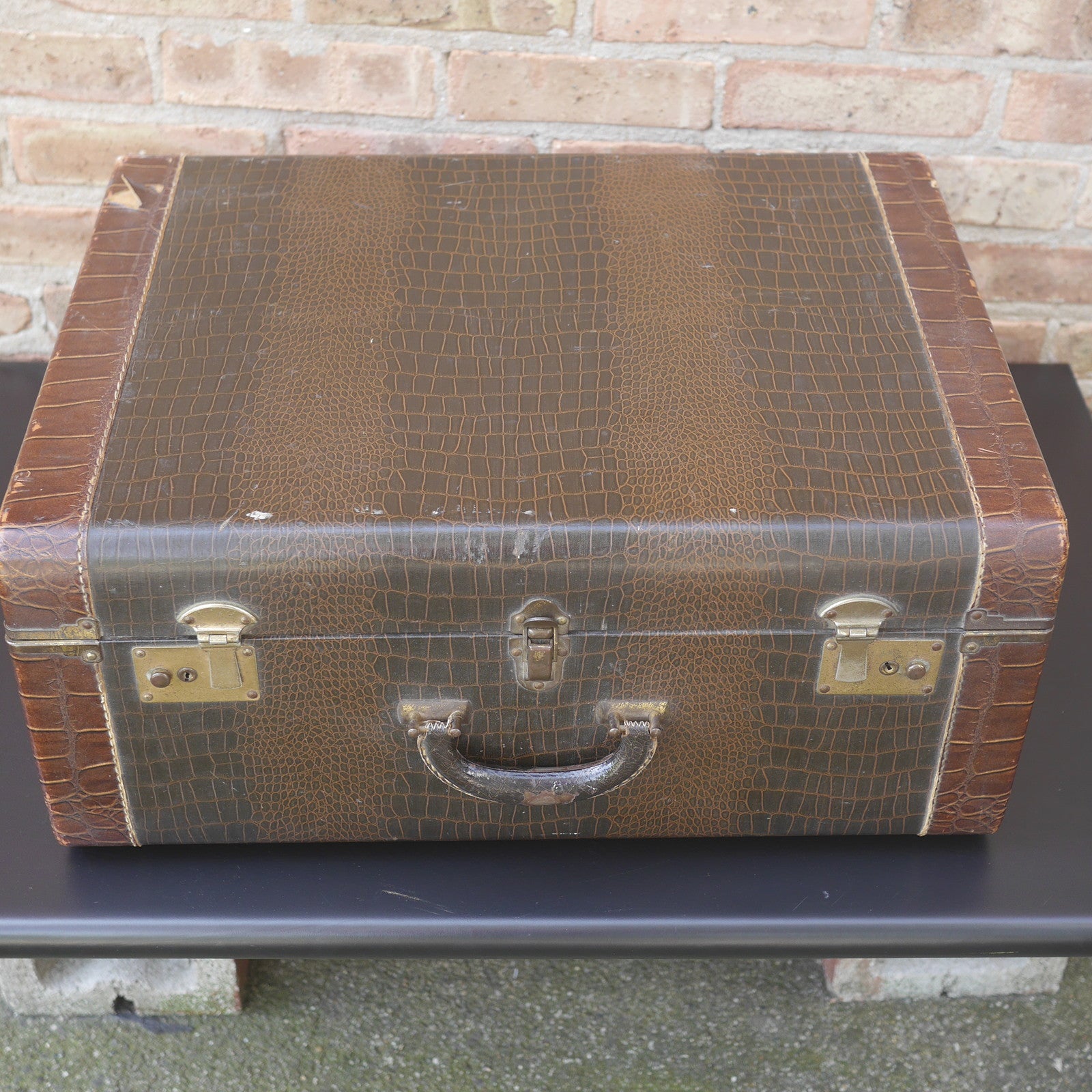 Temple Piano Accordion 120 Bass, LMH, Microphone.  Black.  1950s