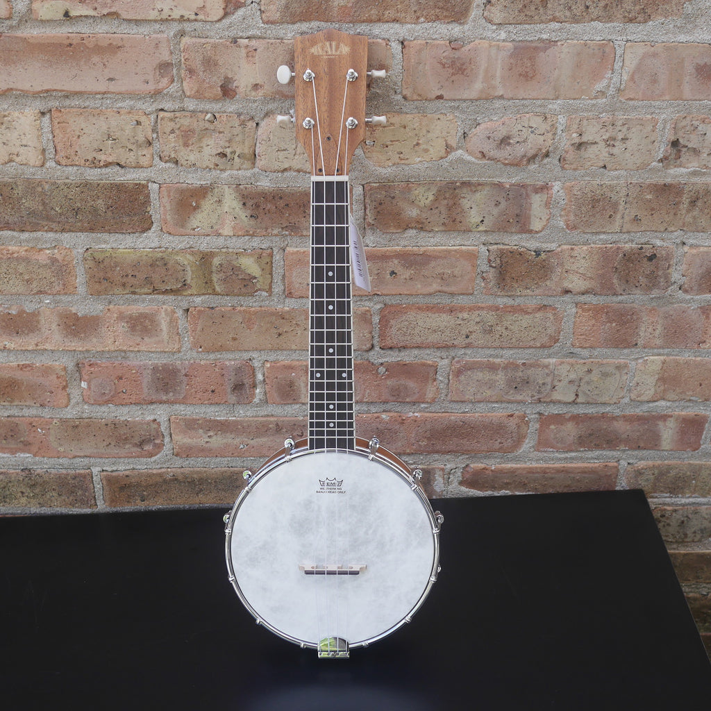 Kala Natural Mahogany Banjo Concert Ukulele with Bag