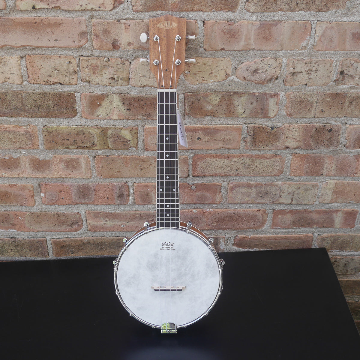 Kala Natural Mahogany Banjo Concert Ukulele with Bag
