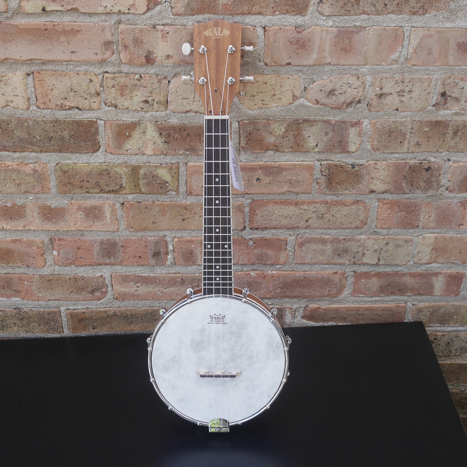 Kala Natural Mahogany Banjo Concert Ukulele with Bag
