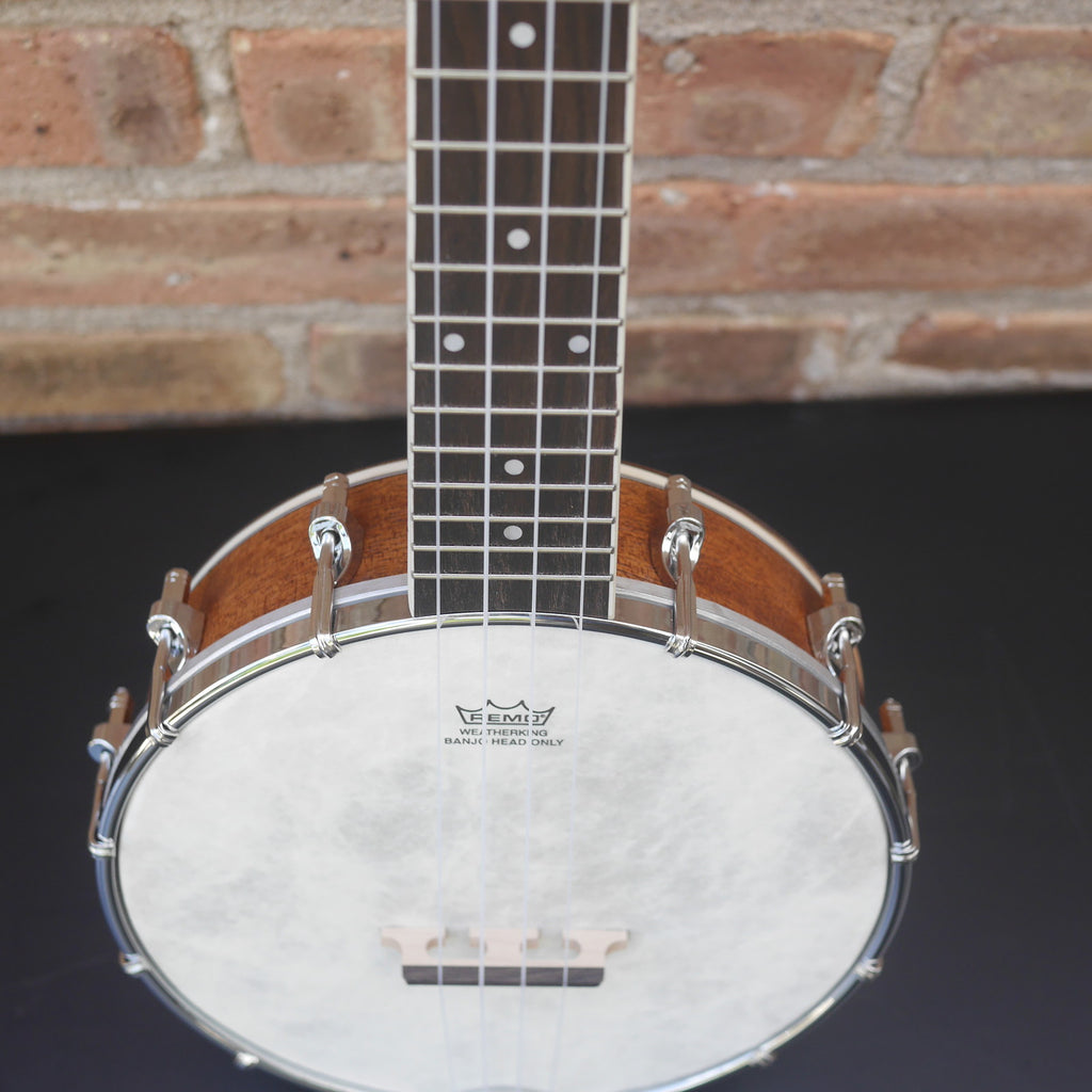 Kala Natural Mahogany Banjo Concert Ukulele with Bag
