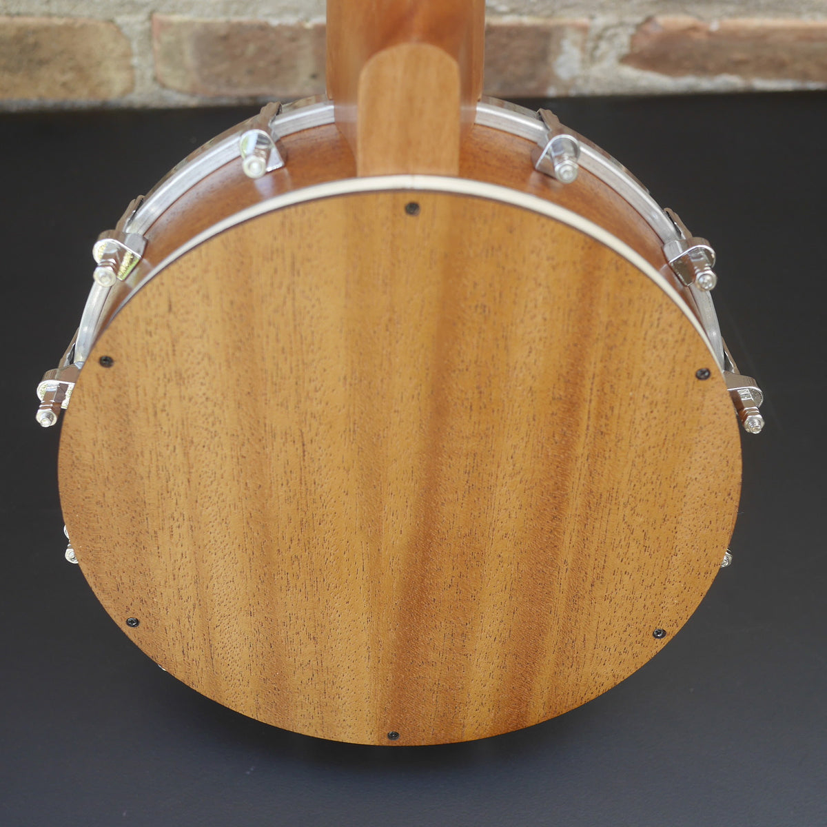 Kala Natural Mahogany Banjo Concert Ukulele with Bag