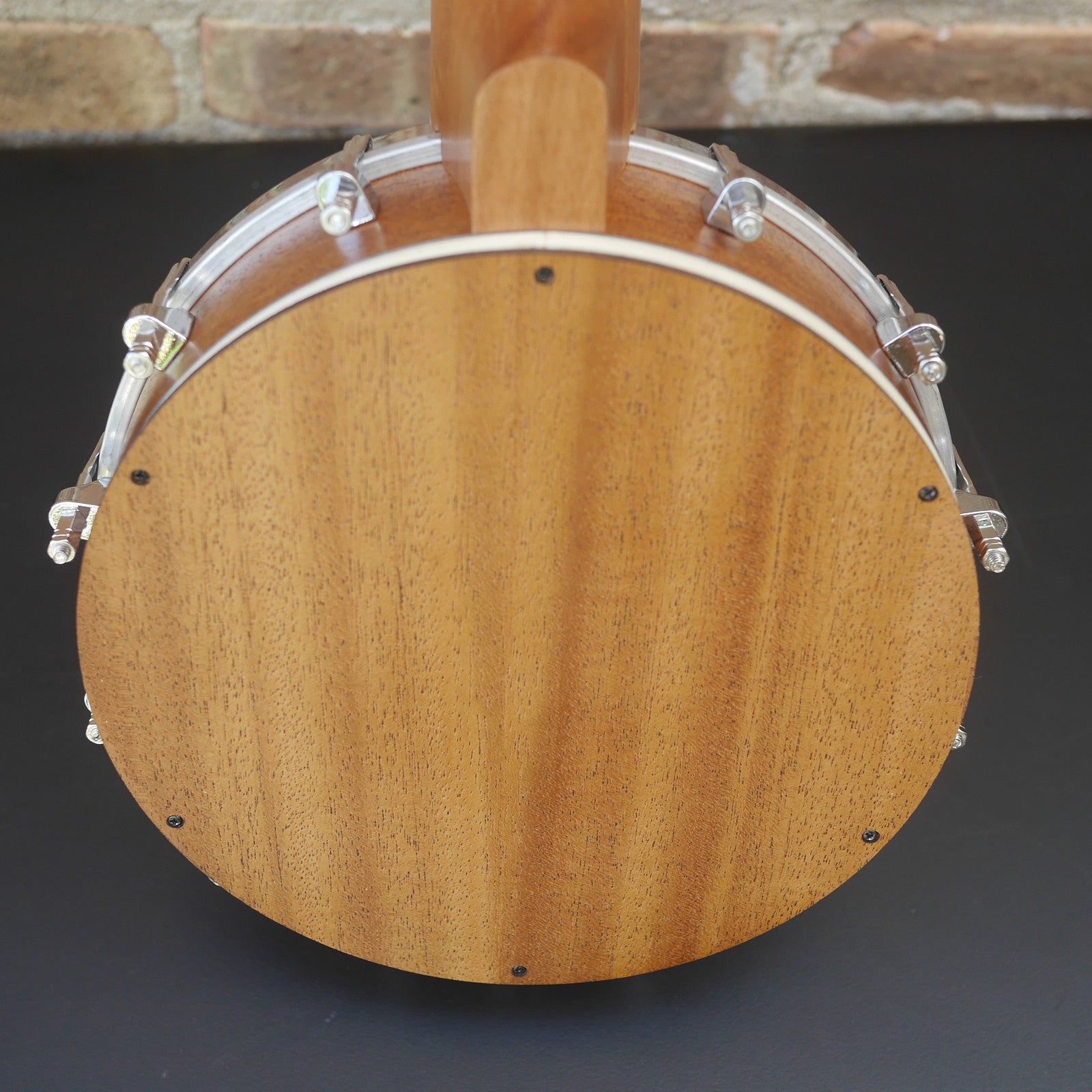 Kala Natural Mahogany Banjo Concert Ukulele with Bag