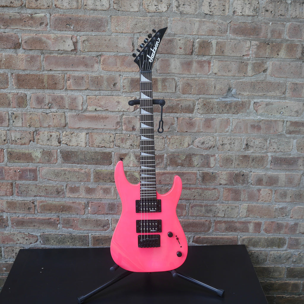 Jackson JS1X Dinky Minion Electric Guitar Neon Pink (used)