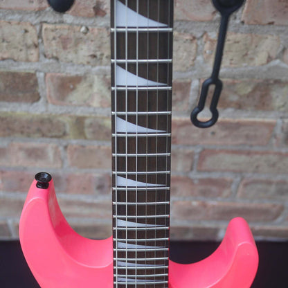 Jackson JS1X Dinky Minion Electric Guitar Neon Pink (used)
