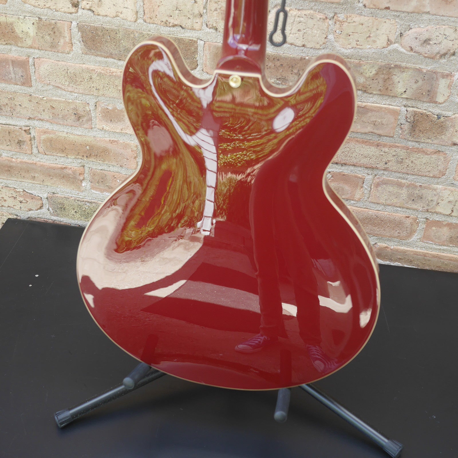Ventura 335 Style Electric Guitar, Wine Red, used