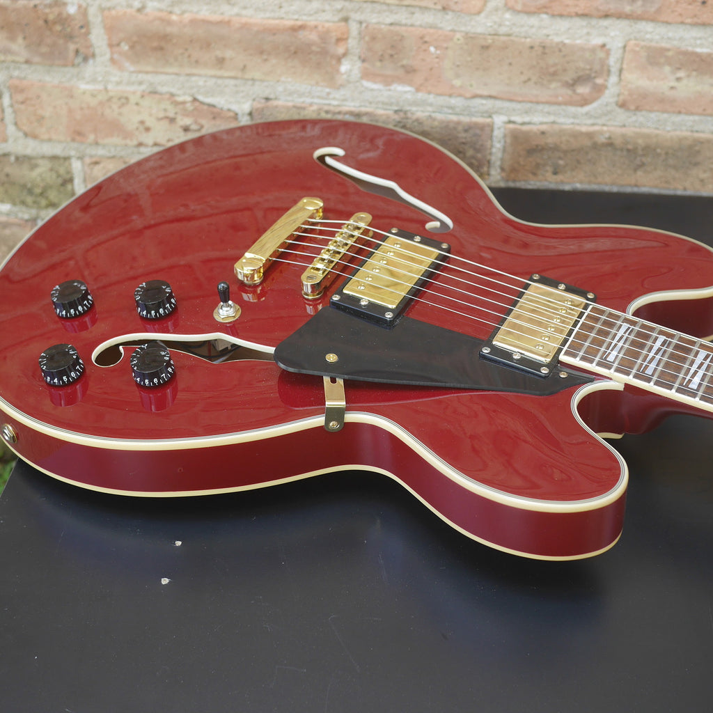Ventura 335 Style Electric Guitar, Wine Red, used