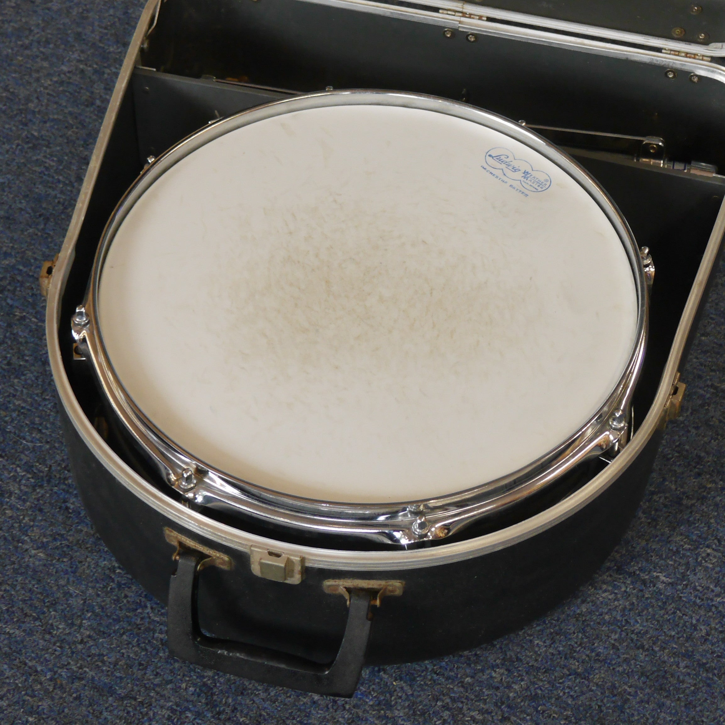 Ludwig Acrolite Snare Drum w/case and stand vintage