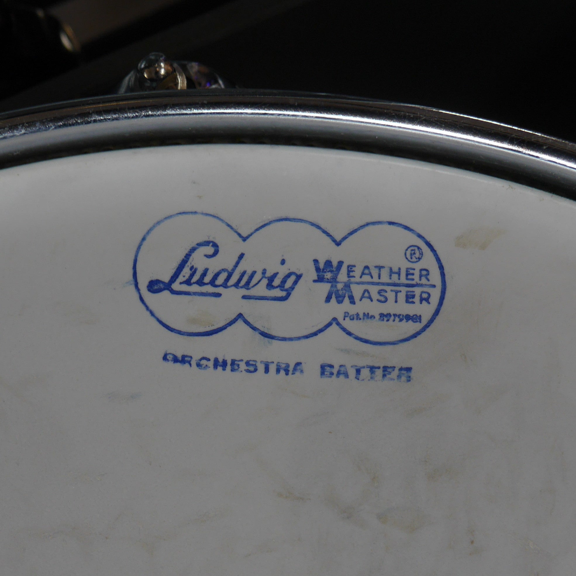 Ludwig Acrolite Snare Drum w/case and stand vintage
