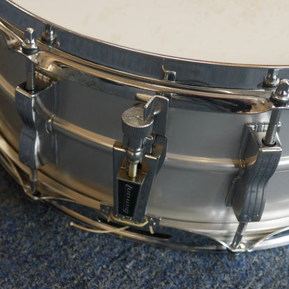 Ludwig Acrolite Snare Drum w/case and stand vintage