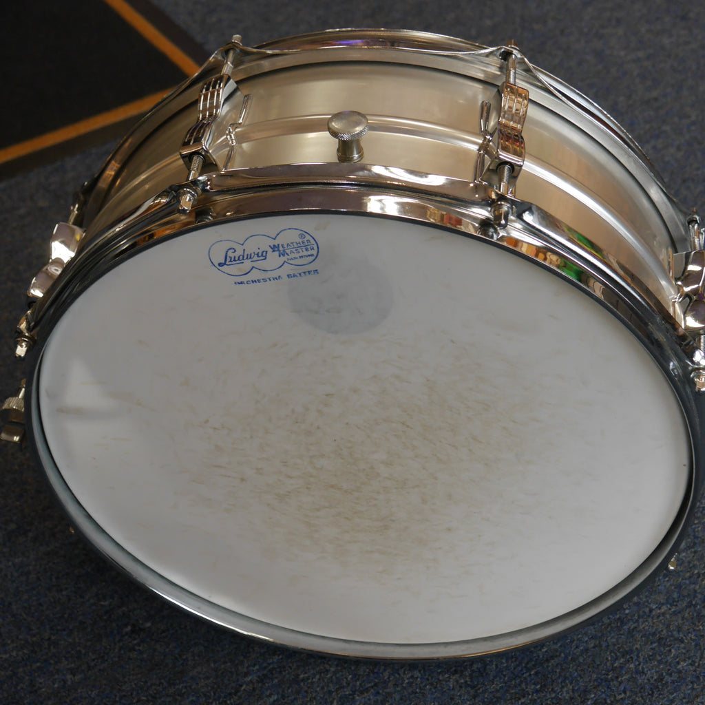 Ludwig Acrolite Snare Drum w/case and stand vintage