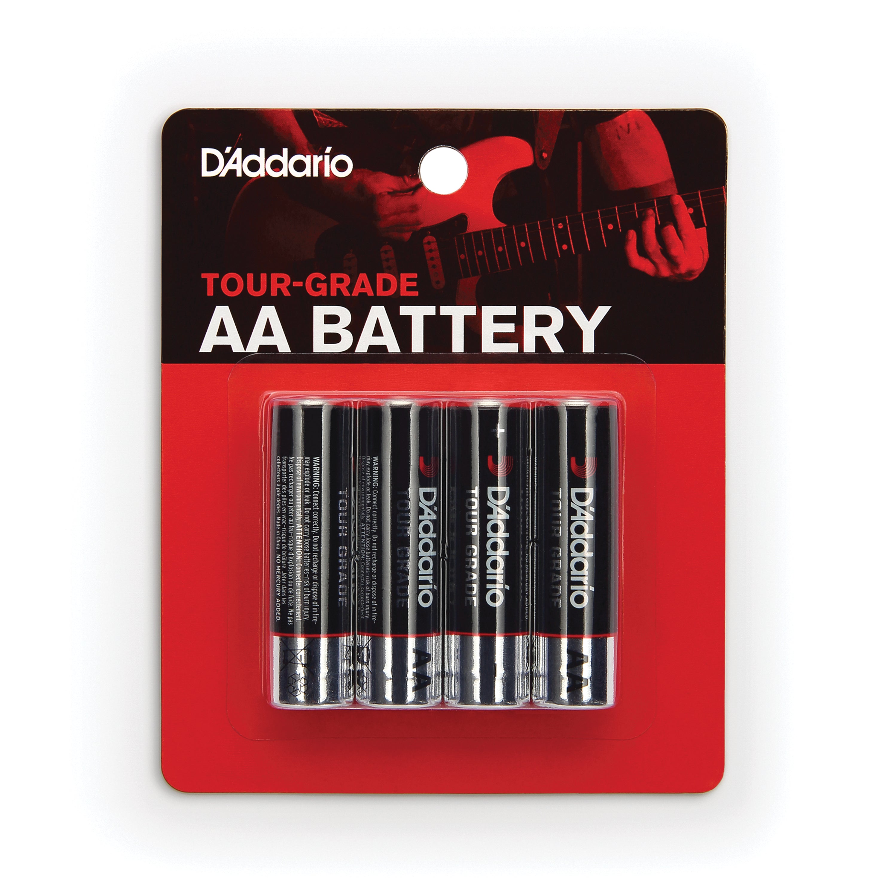 D'Addario AA Battery 4-Pack