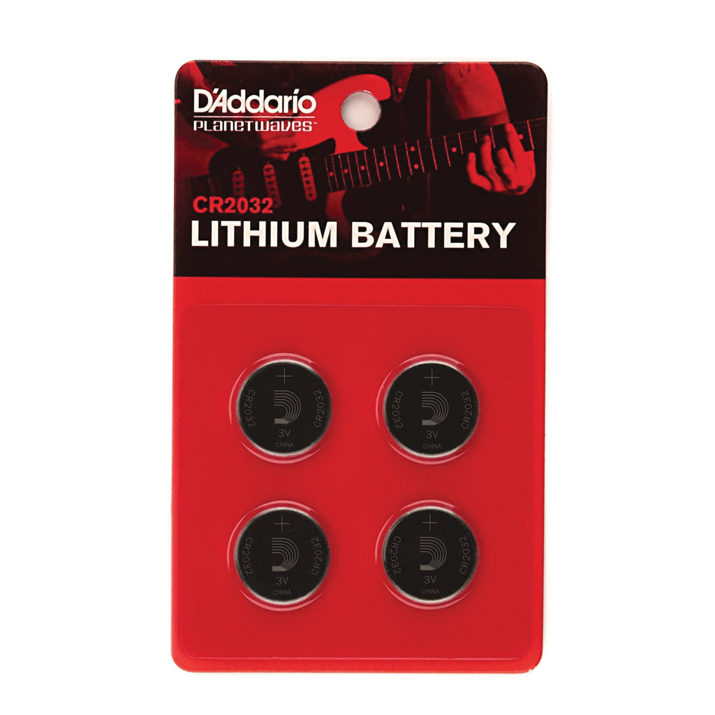 D'Addario Lithium Battery 4-pack