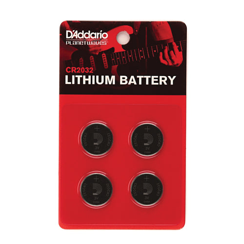 D'Addario Lithium Battery 4-pack