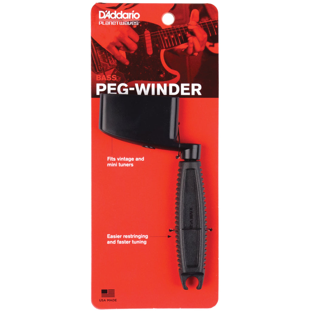 D'Addario Ergonomic Bass Guitar Peg Winder