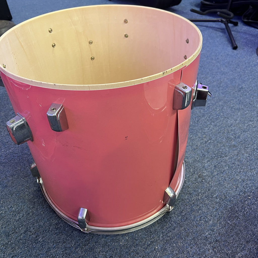 Peace 5-Piece Drum Set, Shells Only, no hardware.  Pink, Used