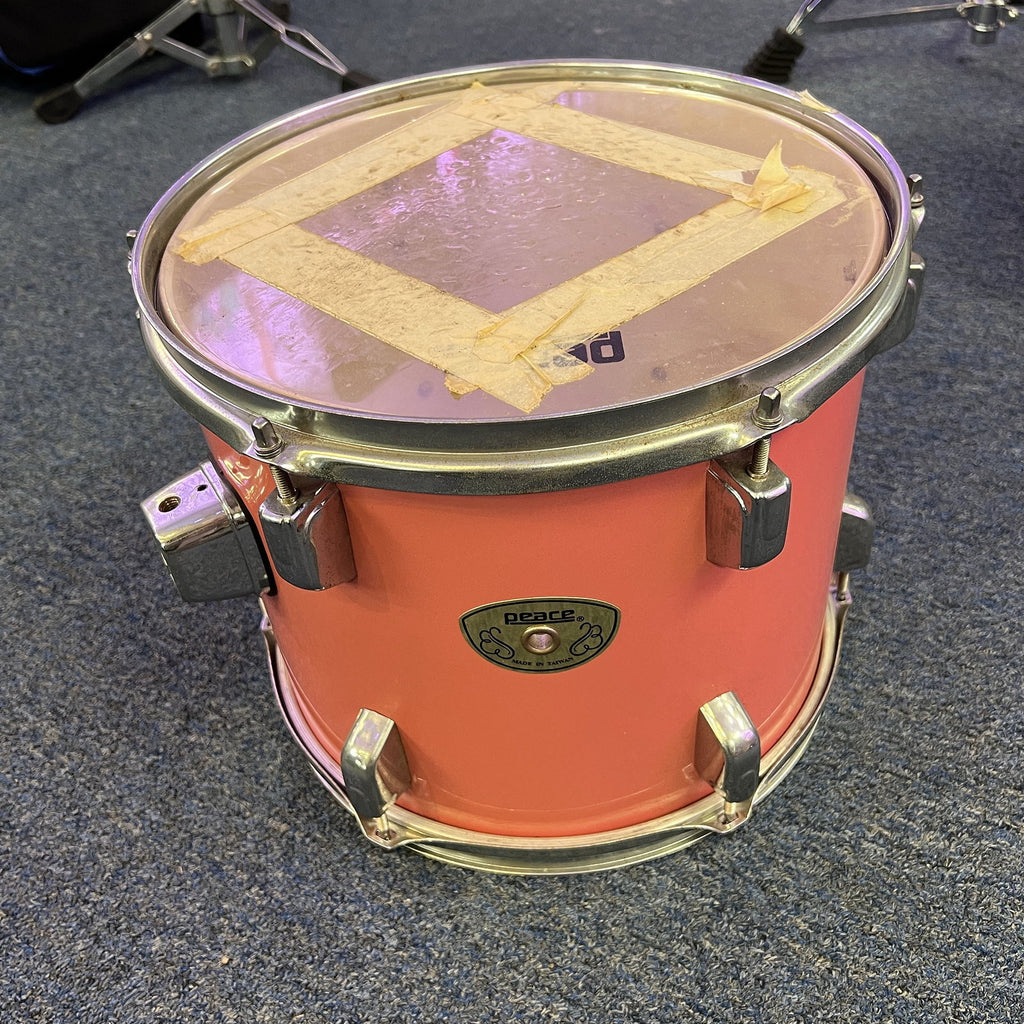 Peace 5-Piece Drum Set, Shells Only, no hardware.  Pink, Used
