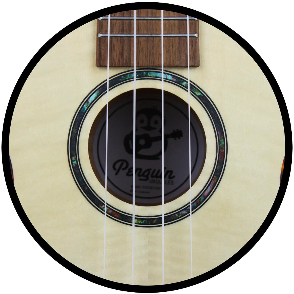 Penguin Classic Flamed Maple Concert Ukulele (PGUK550C)
