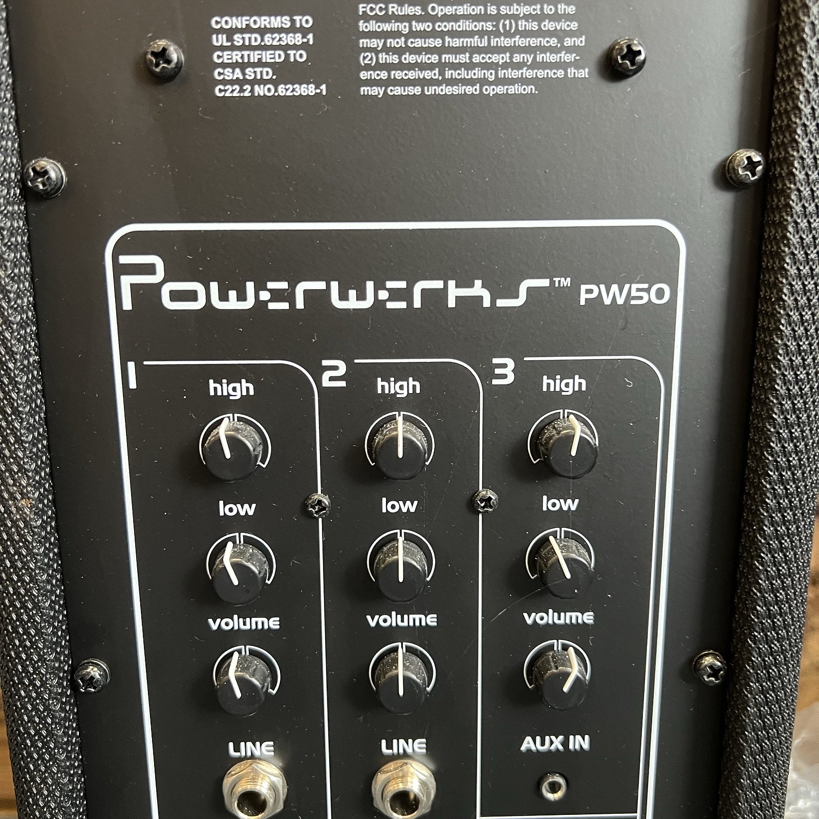 Powerwerks PW50 Self-Contained 50 Watt Personal P.A. System with Powerlink