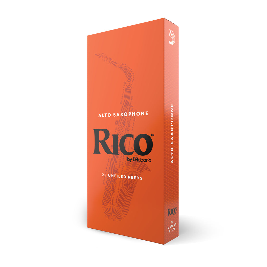 Rico by D'Addario Alto Sax Reeds, Strength 2.5, 25-pack