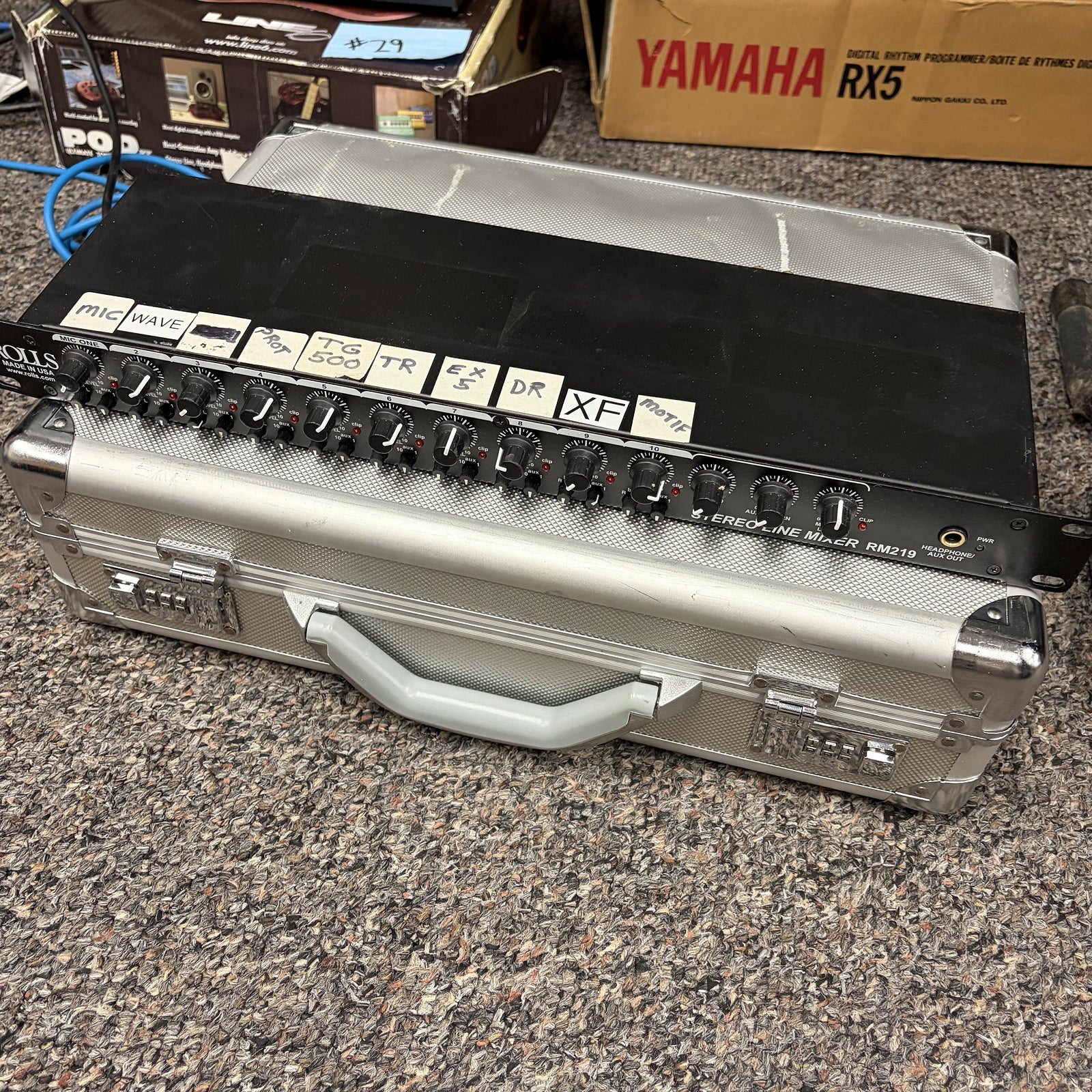 RM219 Stereo Line Mixer Used