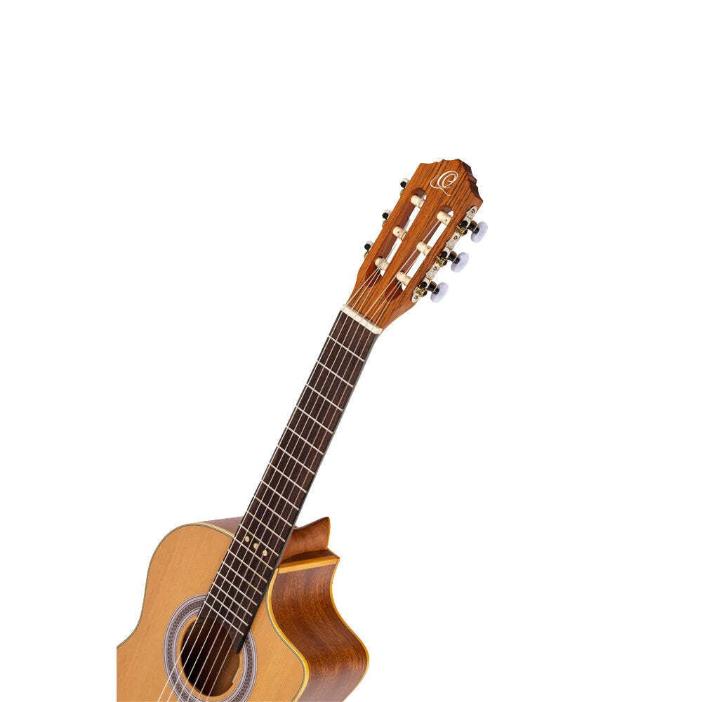Ortega Requinto Full Size Nylon String Guitar Natural