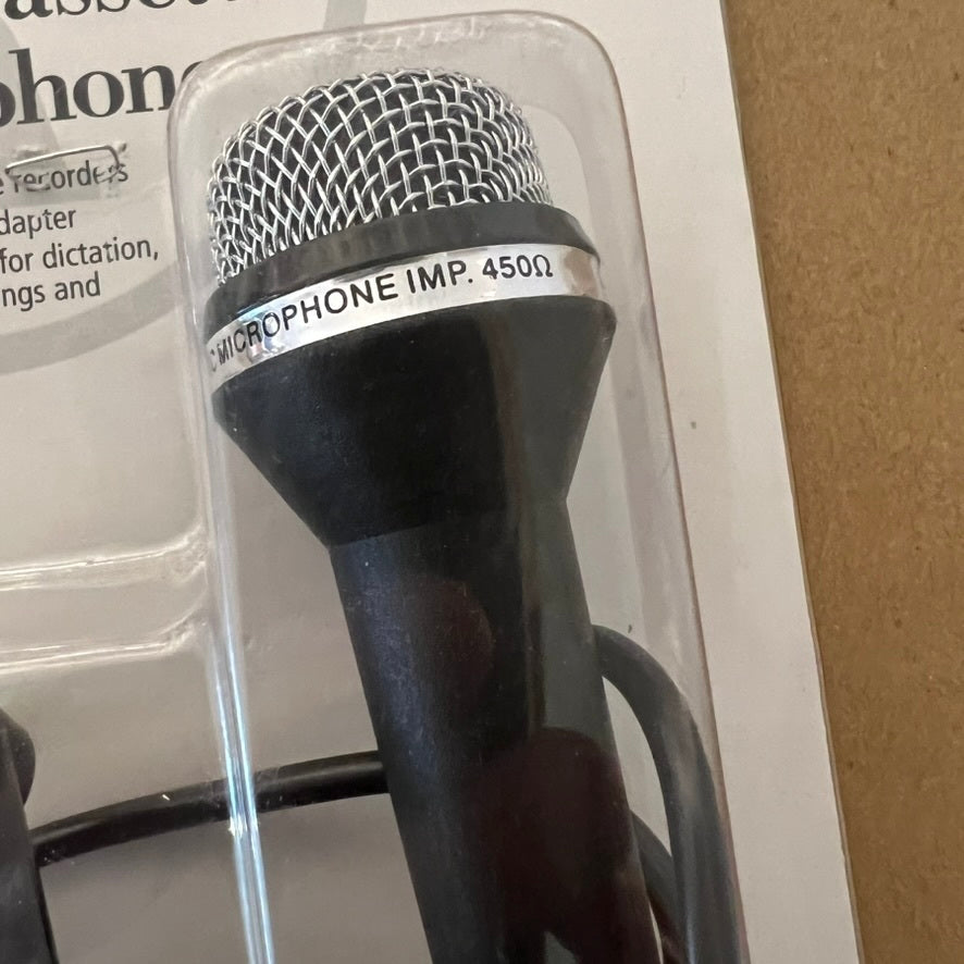 Radio Shack Unidirectional Microphone used