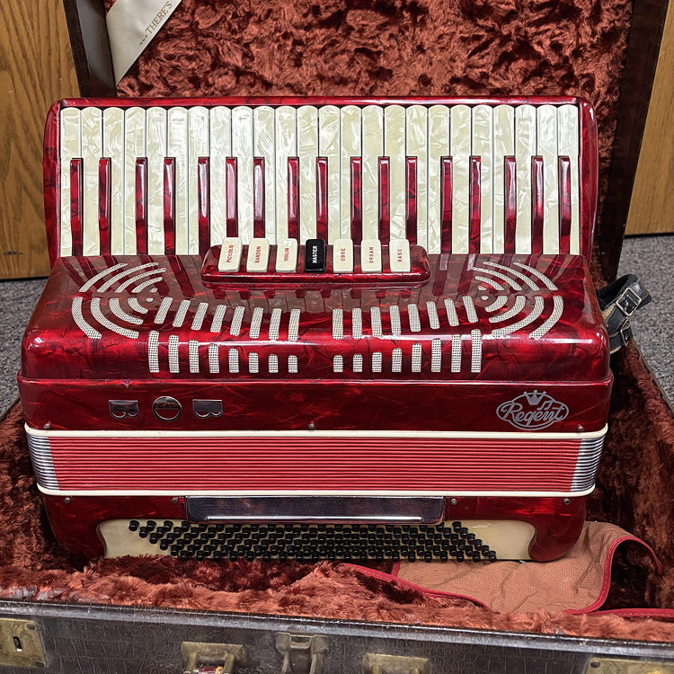 Regent Red Piano Accordion