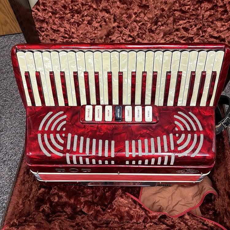 Regent Red Piano Accordion