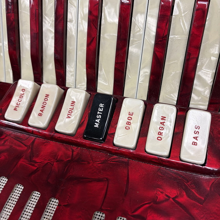 Regent Red Piano Accordion