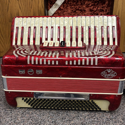 Regent Red Piano Accordion (Bob)