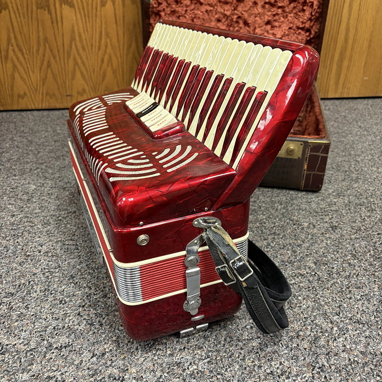 Regent Red Piano Accordion