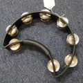 RhythmTech Half Moon Tambourine Black