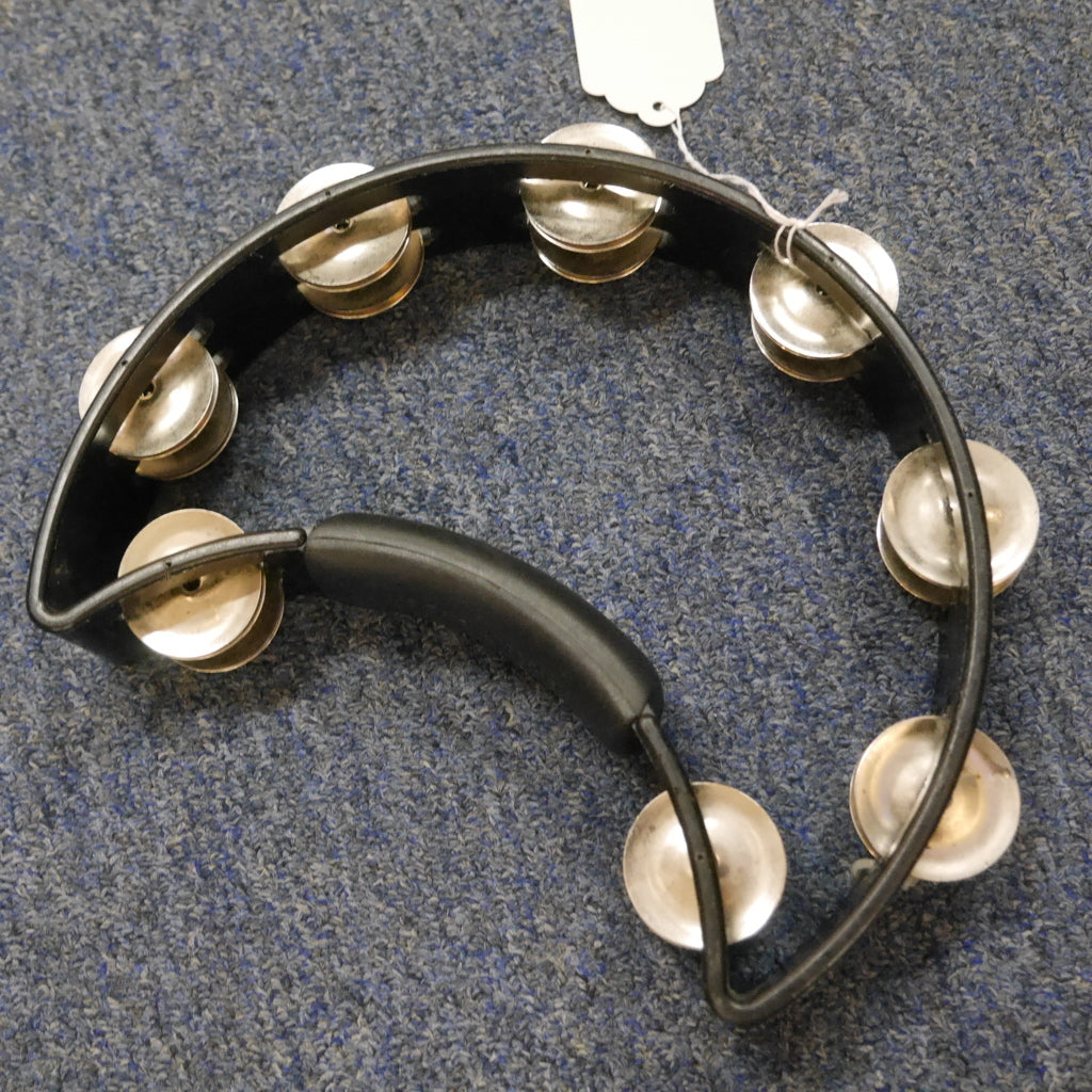 RhythmTech Half Moon Tambourine Black