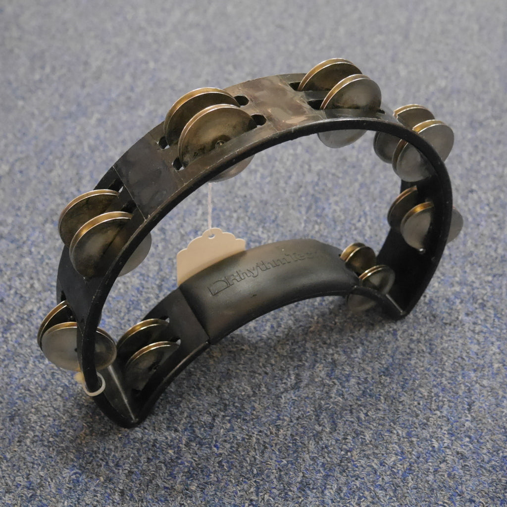 RhythmTech Half Moon Tambourine Black