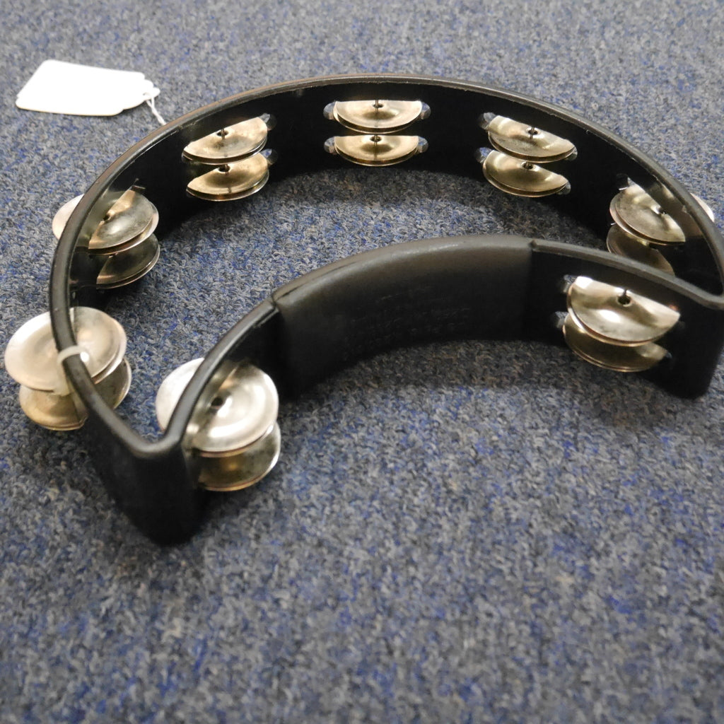 RhythmTech Half Moon Tambourine Black