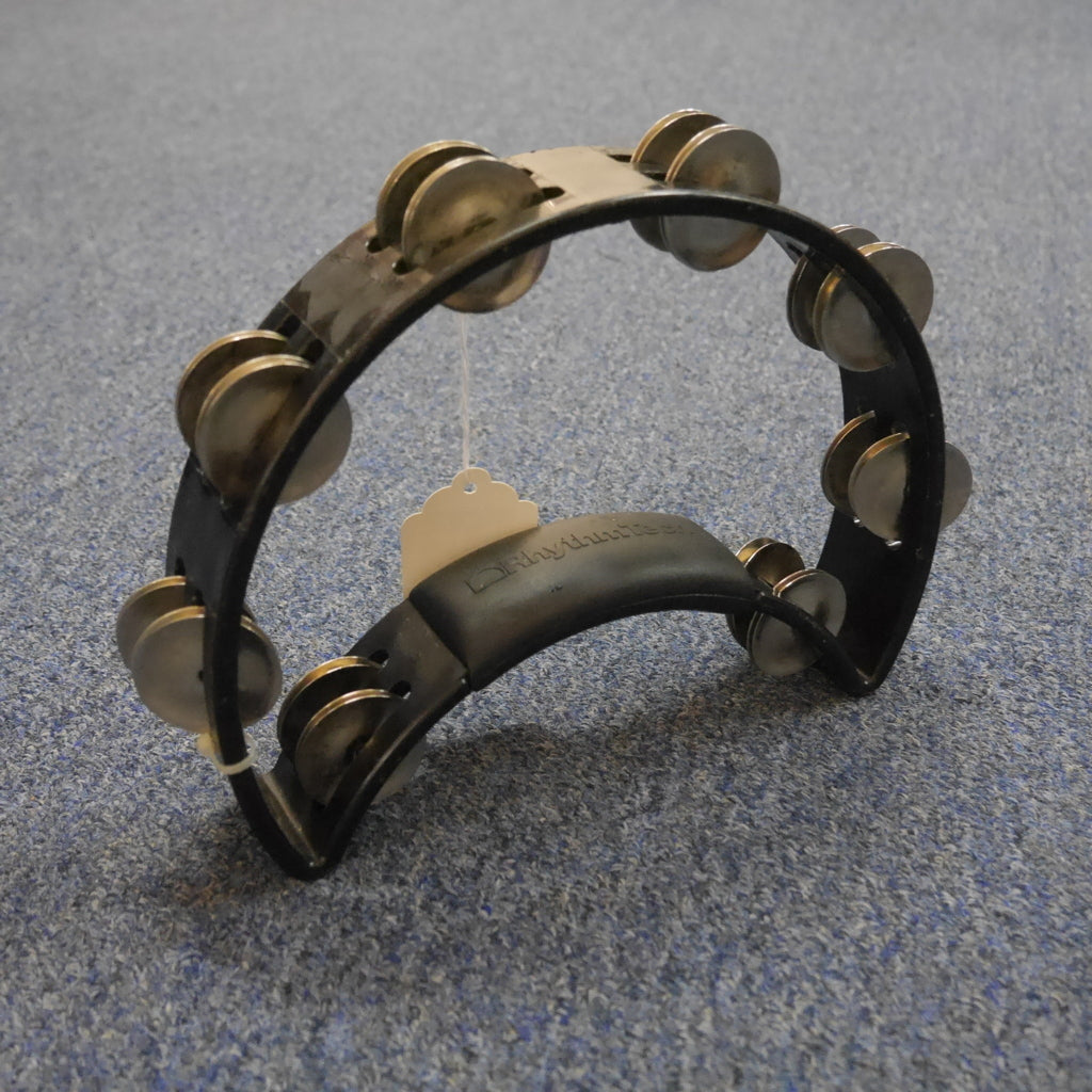 RhythmTech Half Moon Tambourine Black