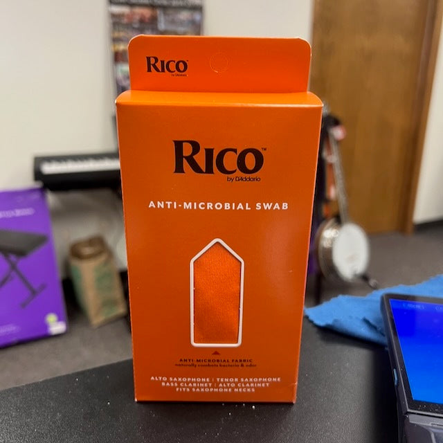 Rico Anti-Microbial Swab, Large for Alto, Tenor Sax Bass, Alto Clarinet
