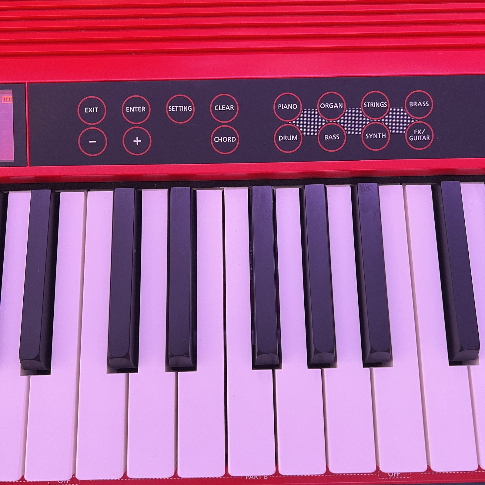 Roland GO:KEYS Music Creation Keyboard (GO-61K) Red - Used