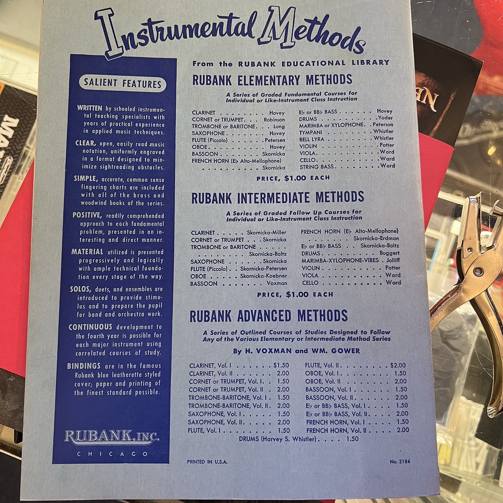 Violin Books - Rubank and Mel Bay Primer, Used
