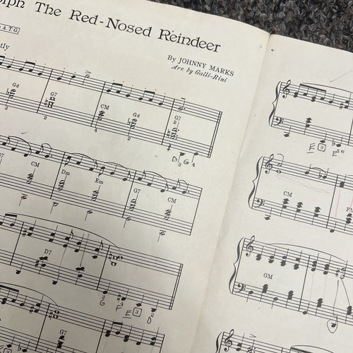 Rudolph The Red Nosed Reindeer Accordion Solo Sheet Music
