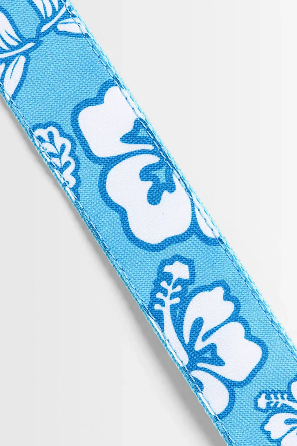 Kala Hibiscus Print Ukulele Strap- Blue