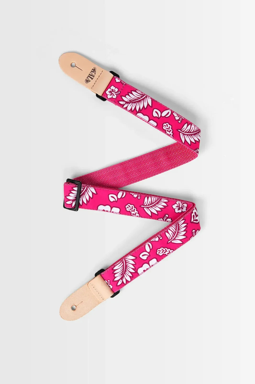 Kala Hibiscus Print Ukulele Strap - Pink