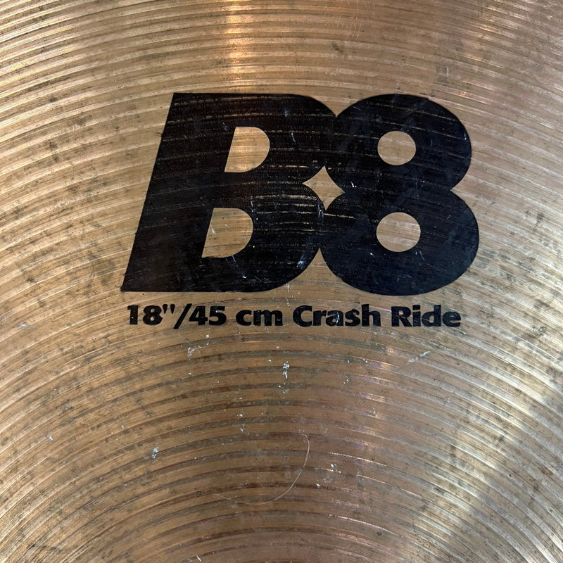 Sabian 18" B8 Crash Ride Cymbal - Used
