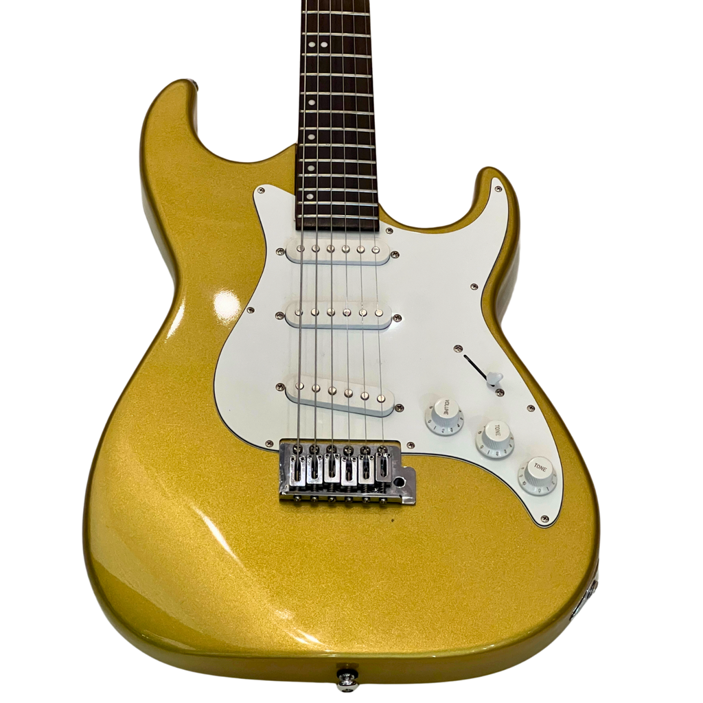Samick MB-1/MG Greg Bennett Malibu Series S-Style Electric Guitar - Gold (Used)