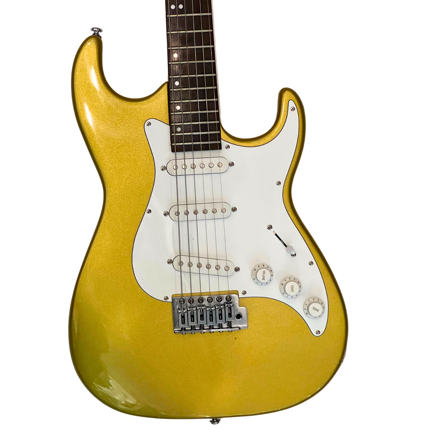 Samick MB-1/MG Greg Bennett Malibu Series S-Style Electric Guitar - Gold (Used)