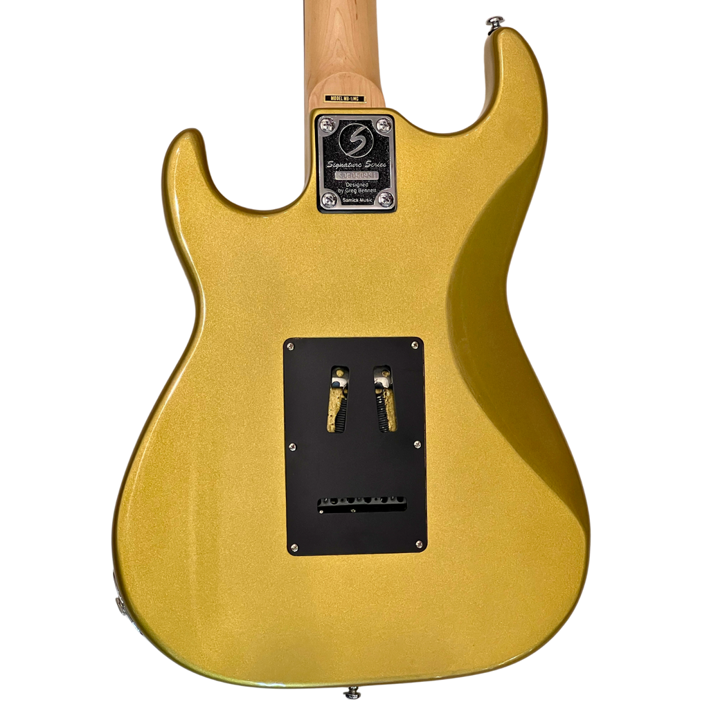 Samick MB-1/MG Greg Bennett Malibu Series S-Style Electric Guitar - Gold (Used)